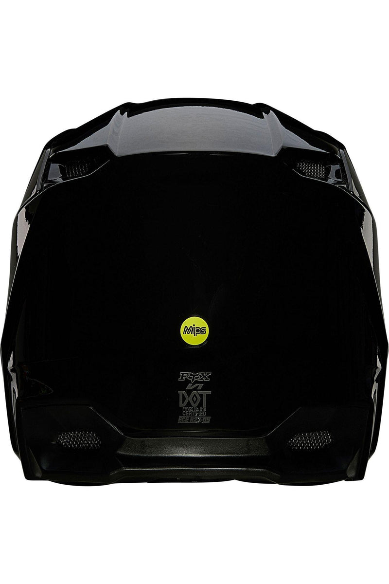 Casco Moto V1 Plaic Negro Fox - Rideshop