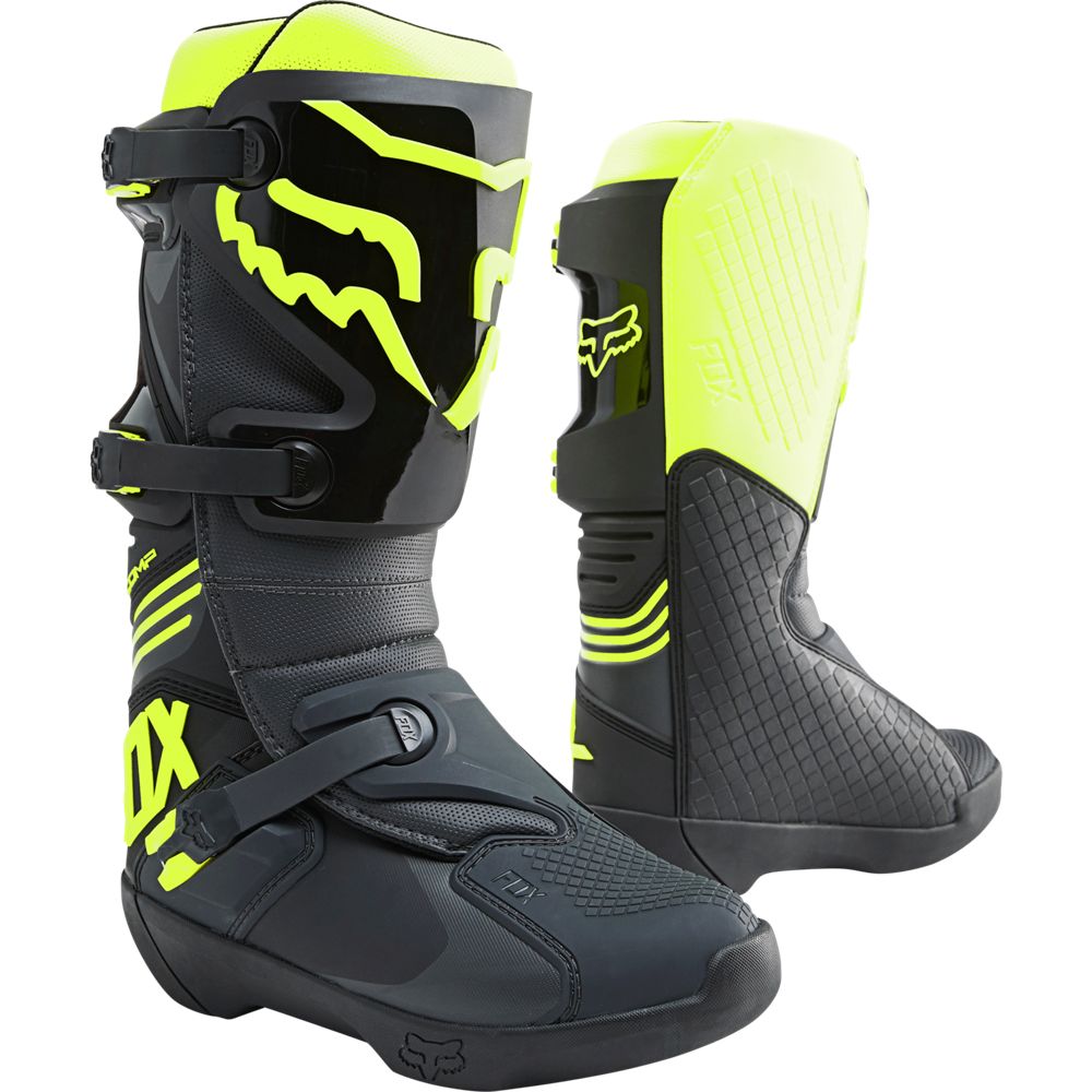 Botas Moto Comp Negro/Amarillo Fox Racing - Rideshop