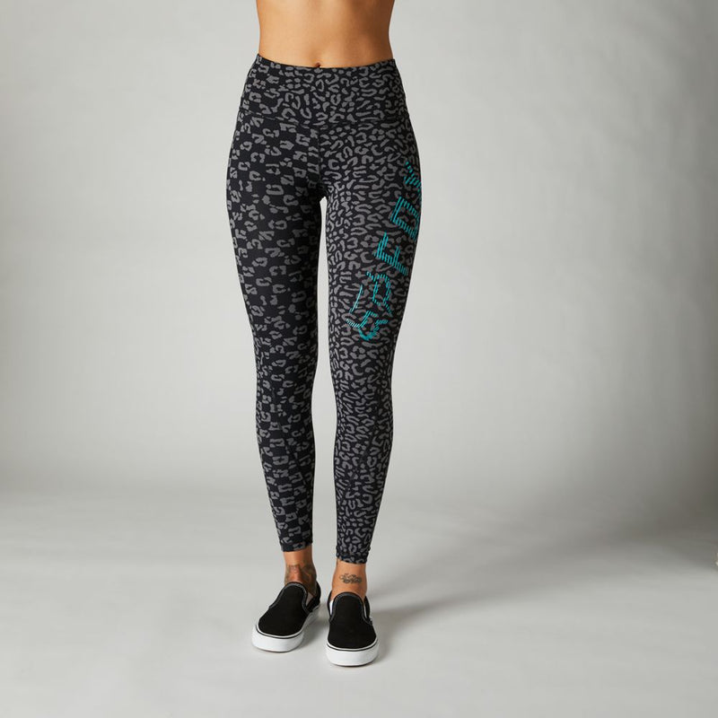 Calzas Lifestyle Mujer Aop Detour Legging Negro Fox Racing - Rideshop