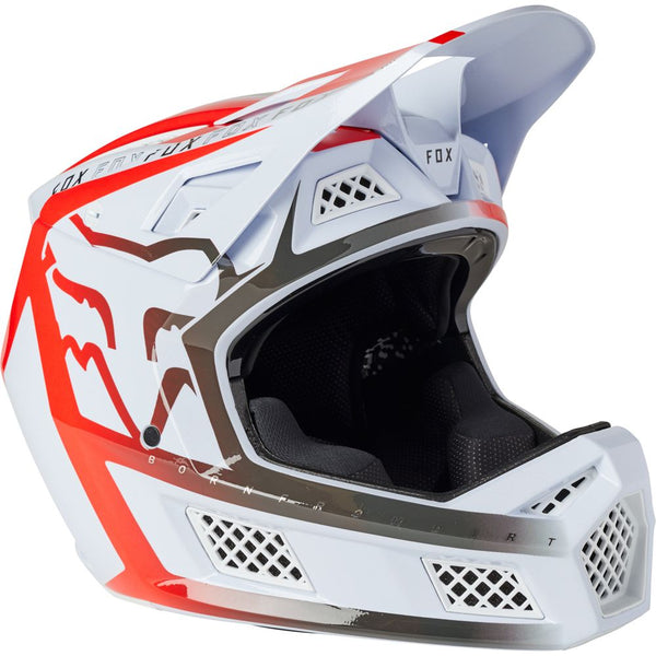 Casco Bicicleta Rampage Pro Carbon Mips Blanco Fox Racing - Rideshop