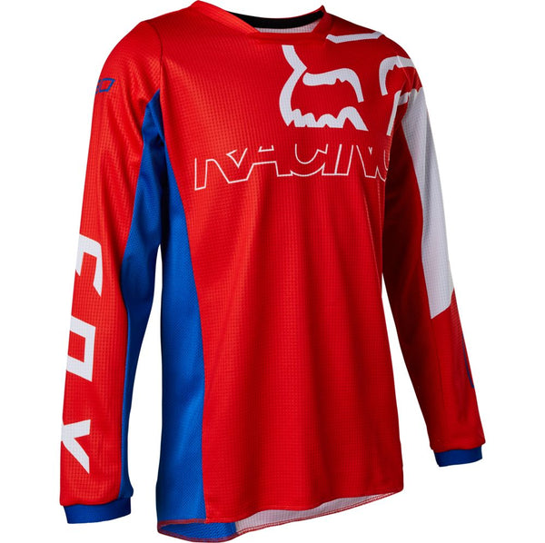 FOX Polera Moto Niño 180 Skew Rojo - Rideshop