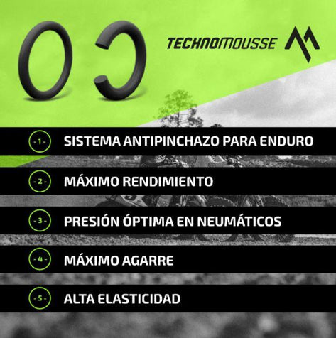 TechnoMousse Mousse Enduro Delantero 80/100/21 - Rideshop