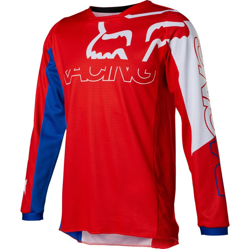 FOX Polera Moto Niño 180 Skew Rojo - Rideshop