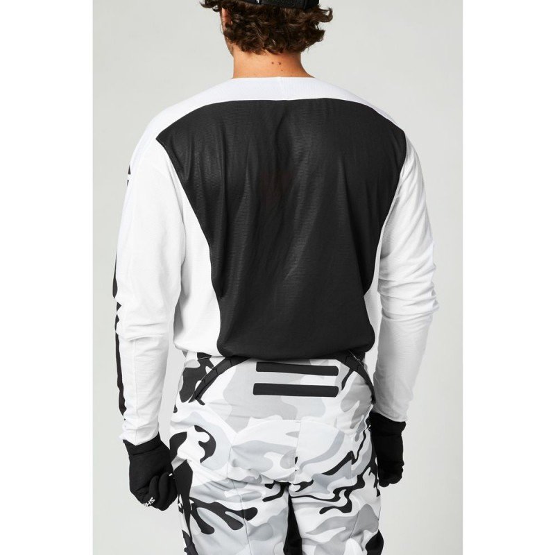 Shift Polera Moto Black Label GI Fro Blanco Camo - Rideshop