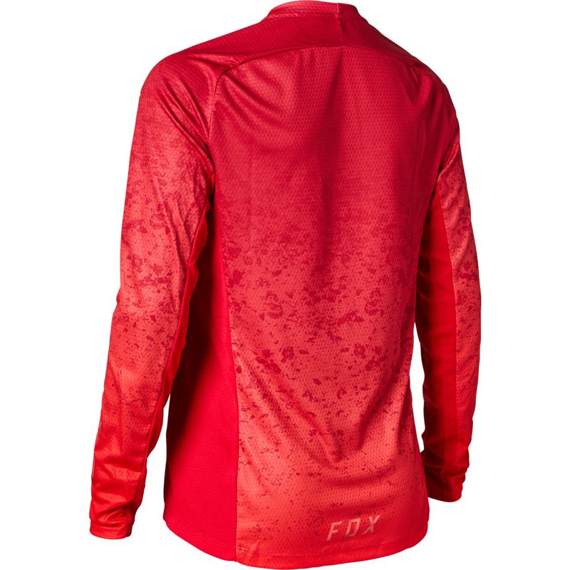 FOX Polera Bicicleta Mujer Defend Lunar Rojo - Rideshop