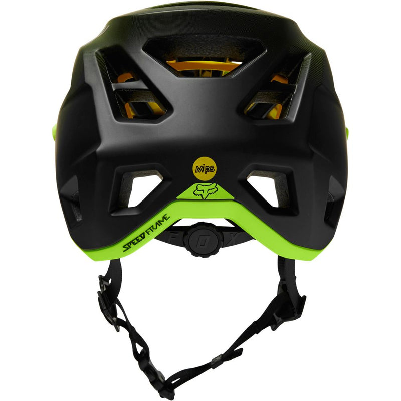 FOX Casco Bicicleta Speedframe Mips CE Negro/Amarillo - Rideshop