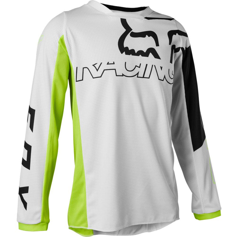 Polera Moto Niño 180 Skew Amarillo Fox Racing - Rideshop