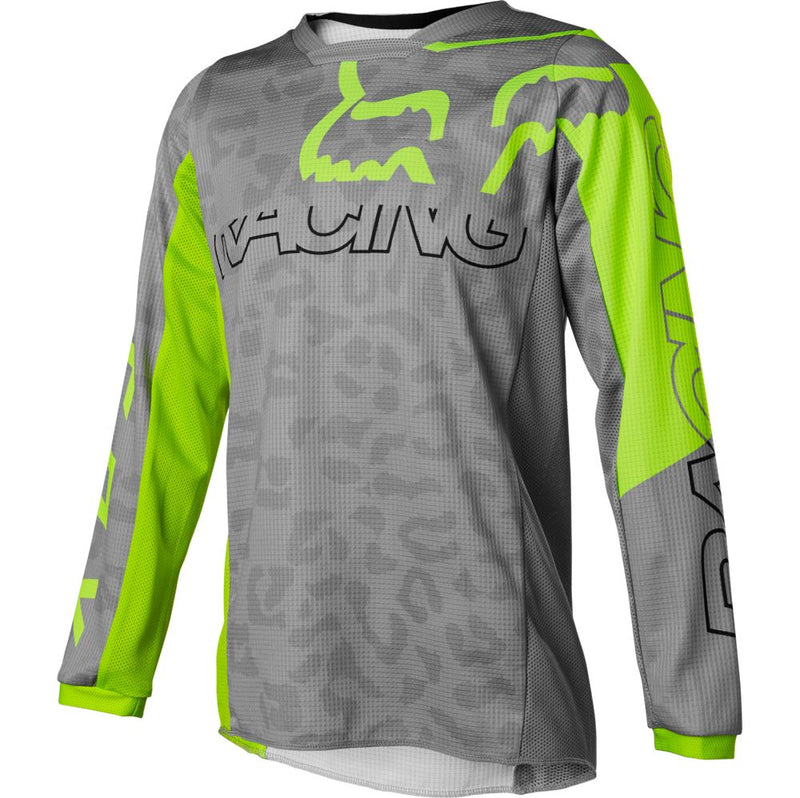 Polera Moto Niña 180 Skew Gris Fox Racing - Rideshop