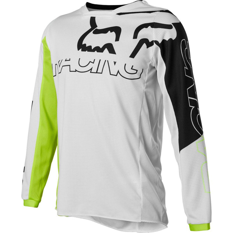 Polera Moto Niño 180 Skew Amarillo Fox Racing - Rideshop