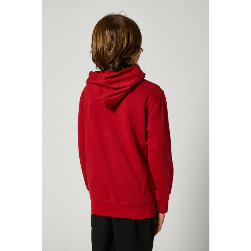 FOX Poleron Lifestyle Niño Legacy Pullover Rojo - Rideshop