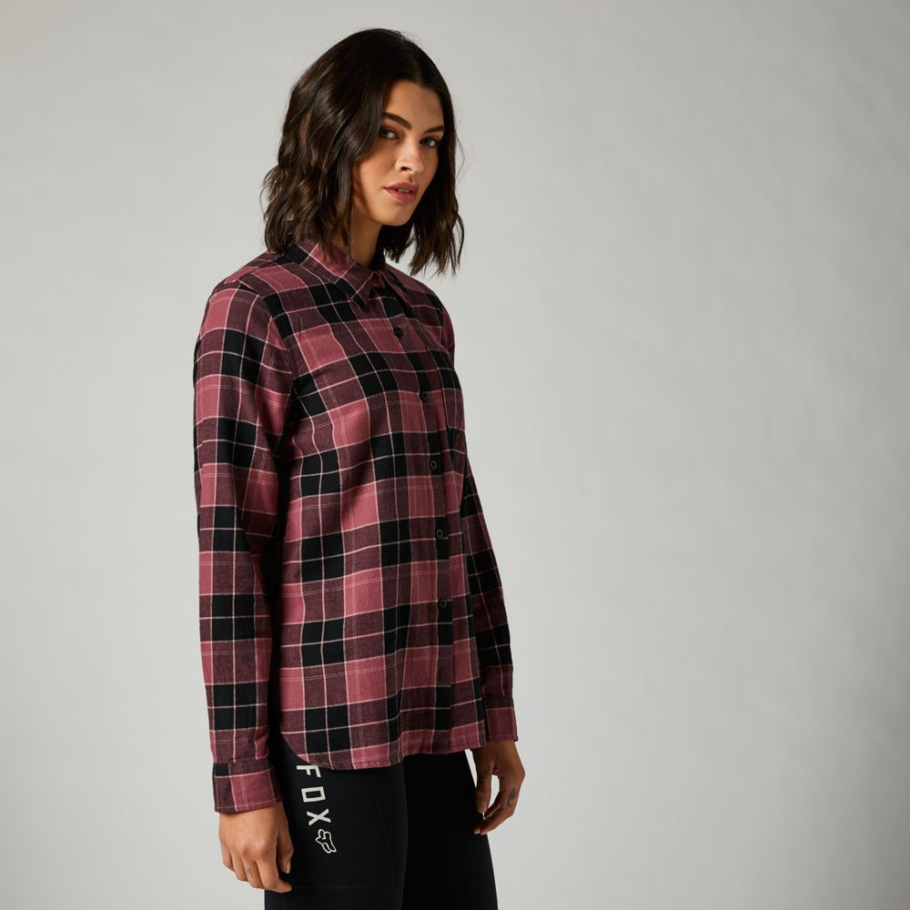 FOX Camisa Lifestyle Pines Morado - Rideshop