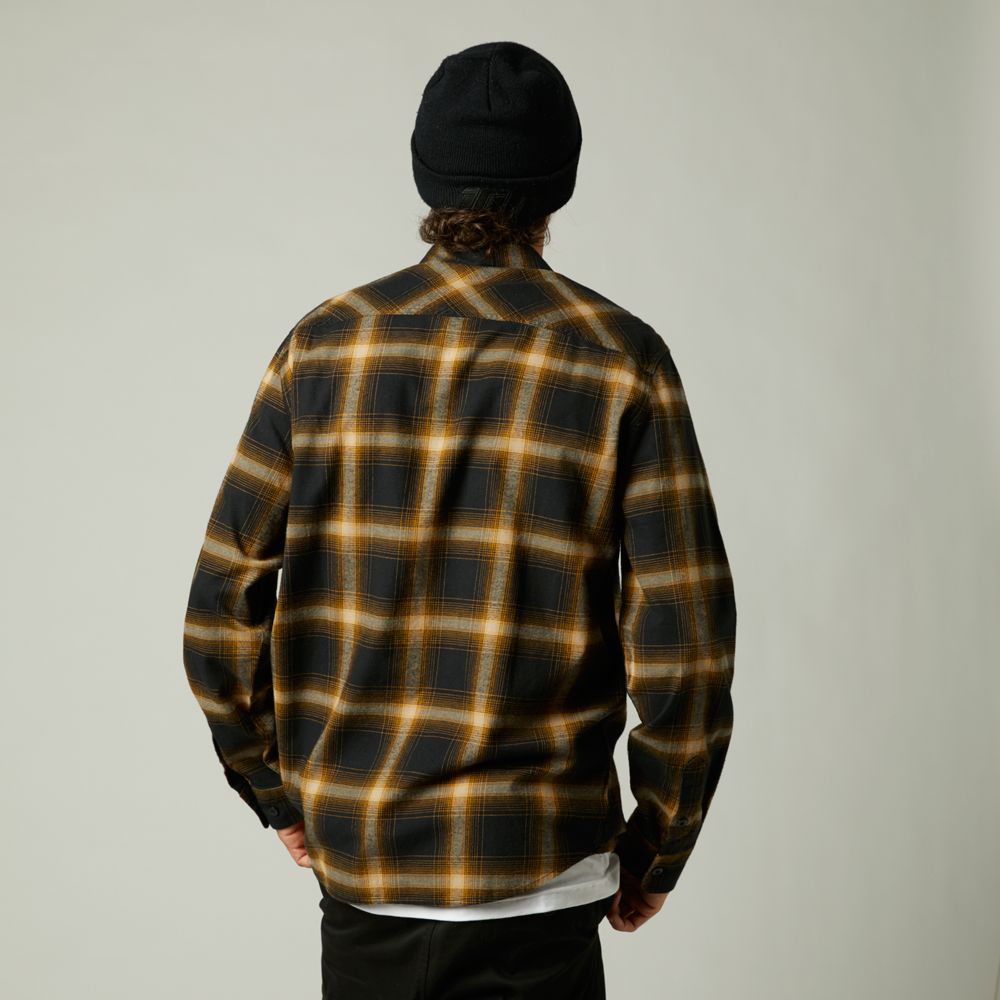FOX Camisa Lifestyle Gamut Stretch Dorado - Rideshop