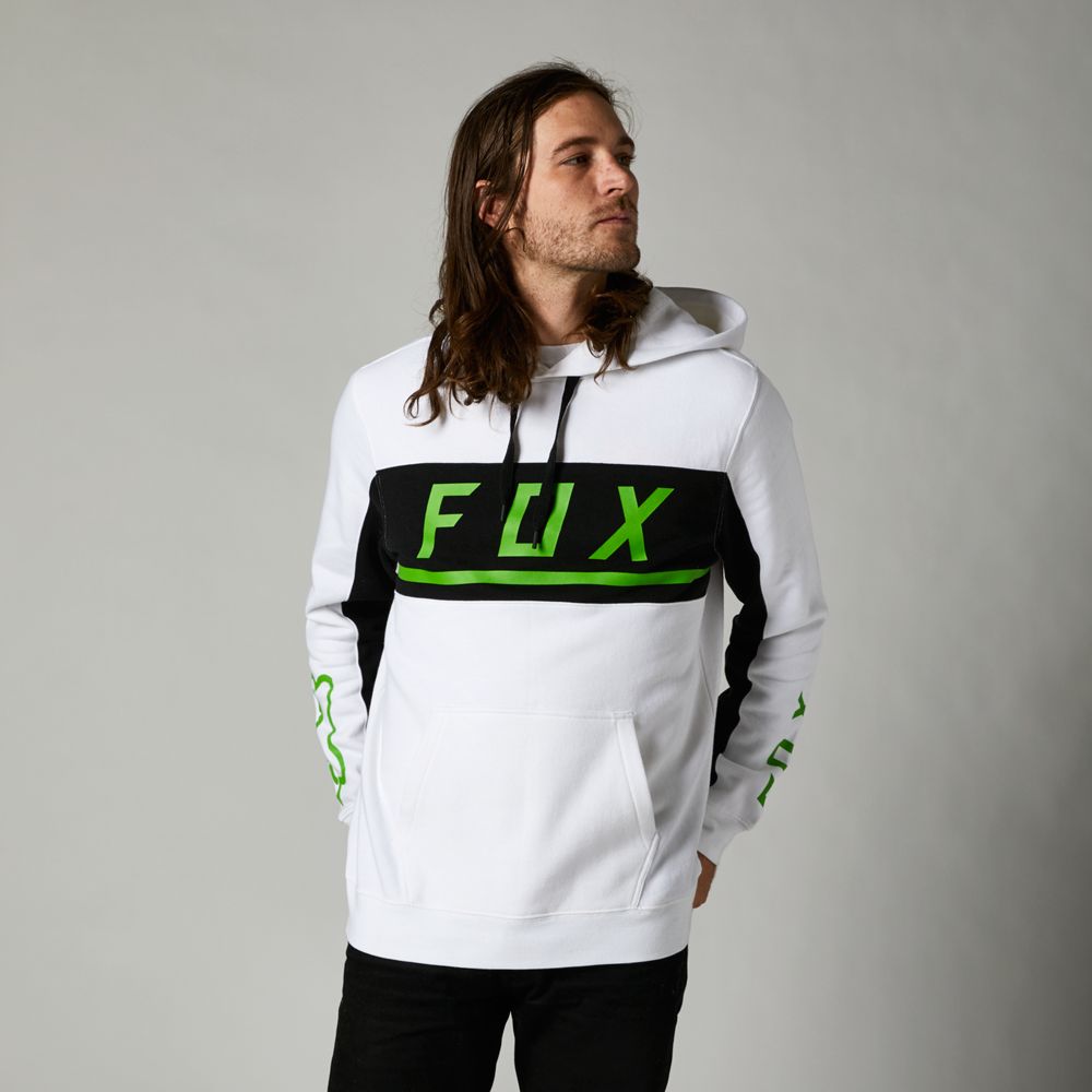 Poleron Lifestyle Merz Pullover Blanco Fox Racing - Rideshop