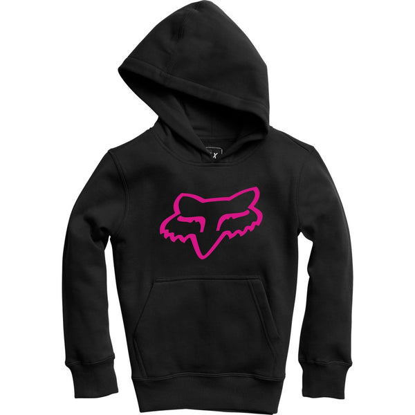 FOX Poleron Lifestyle Niño Legacy Pullover Negro/Rosa - Rideshop