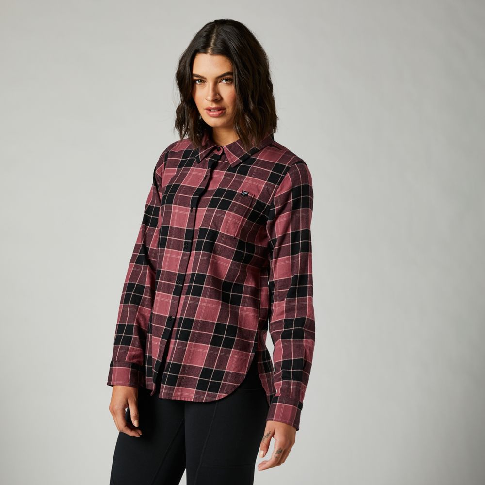 FOX Camisa Lifestyle Pines Morado - Rideshop