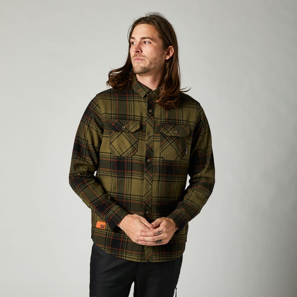 FOX Camisa Lifestyle Traildust 2.0 Verde - Rideshop