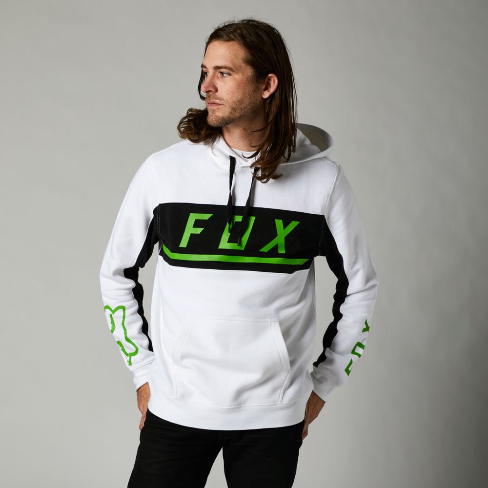 Poleron Lifestyle Merz Pullover Blanco Fox Racing - Rideshop