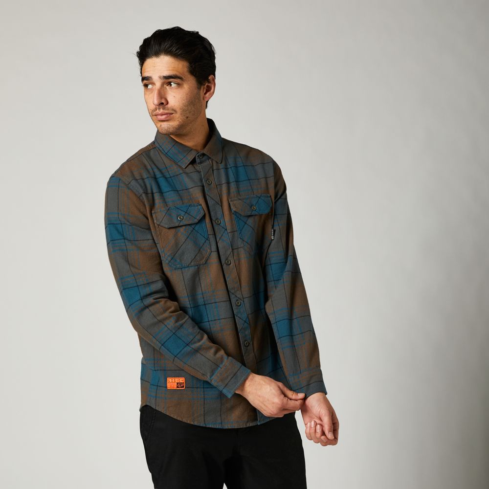 FOX Camisa Lifestyle Traildust 2.0 Azul - Rideshop