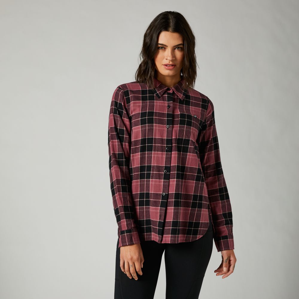 FOX Camisa Lifestyle Pines Morado - Rideshop
