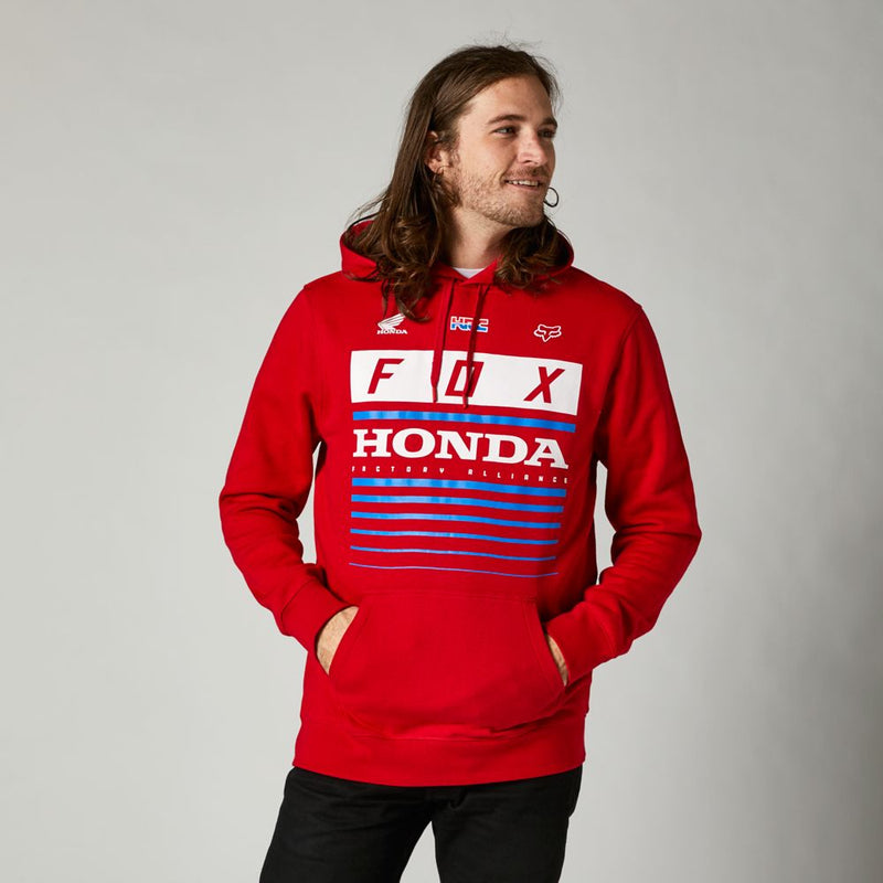 FOX Poleron Lifestyle Honda Pullover Rojo - Rideshop