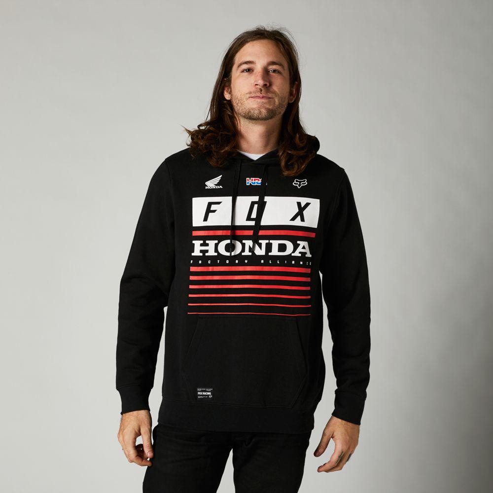 FOX Poleron Lifestyle Honda Pullover Negro - Rideshop