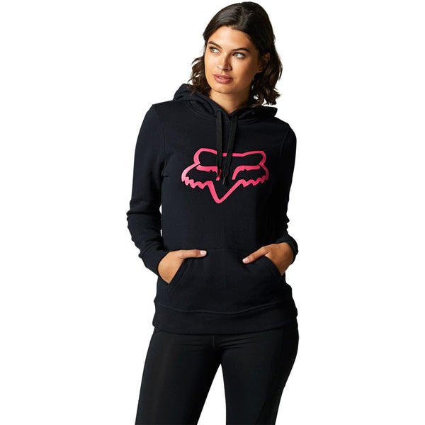 FOX Poleron Lifestyle Boundary Pullover Negro/Rosado - Rideshop