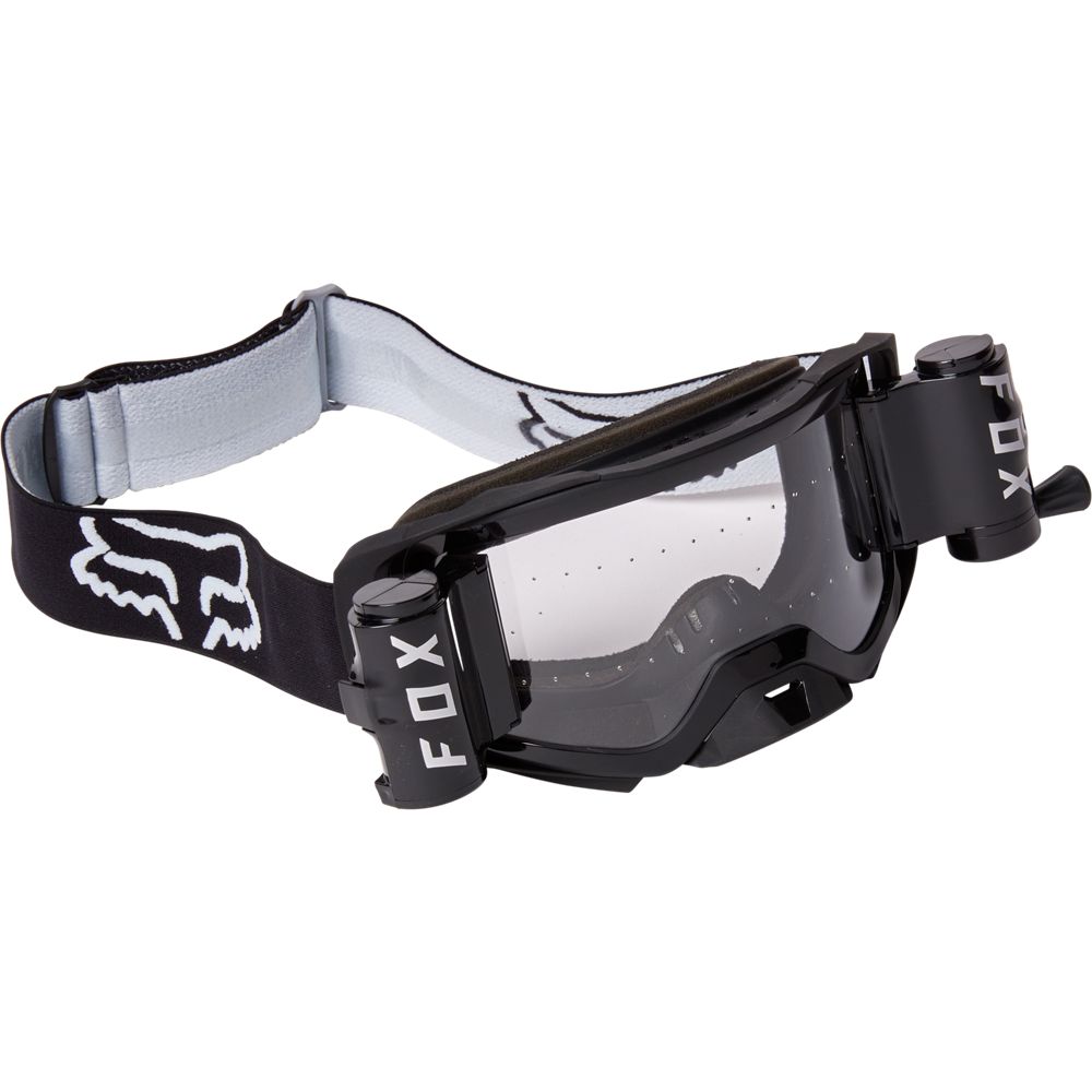 FOX Antiparra Moto Air Space Stray Roll Off Negro - Rideshop