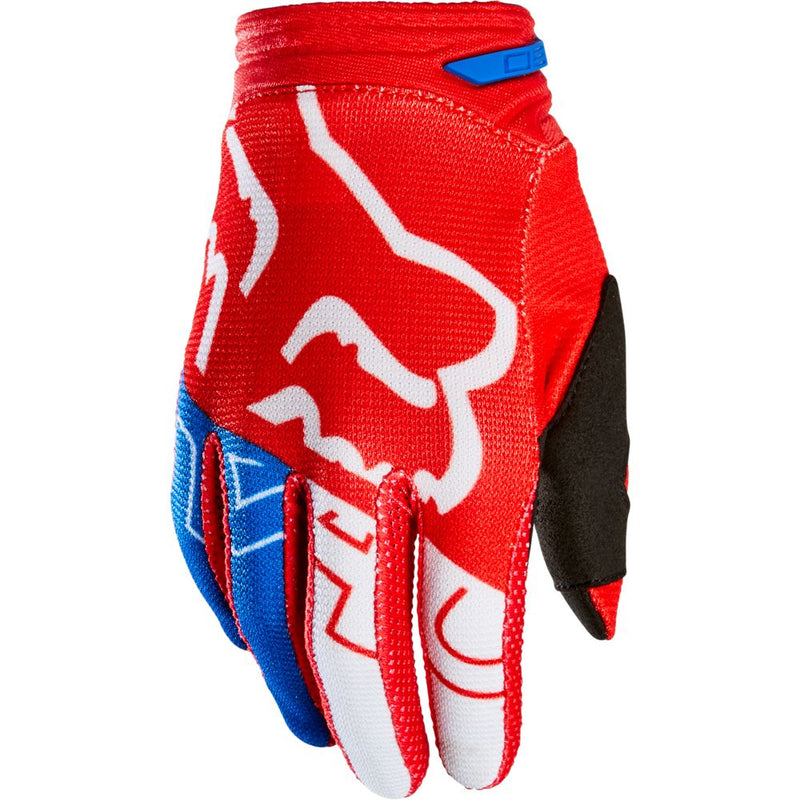 FOX Guantes Moto Niño 180 Skew Rojo - Rideshop