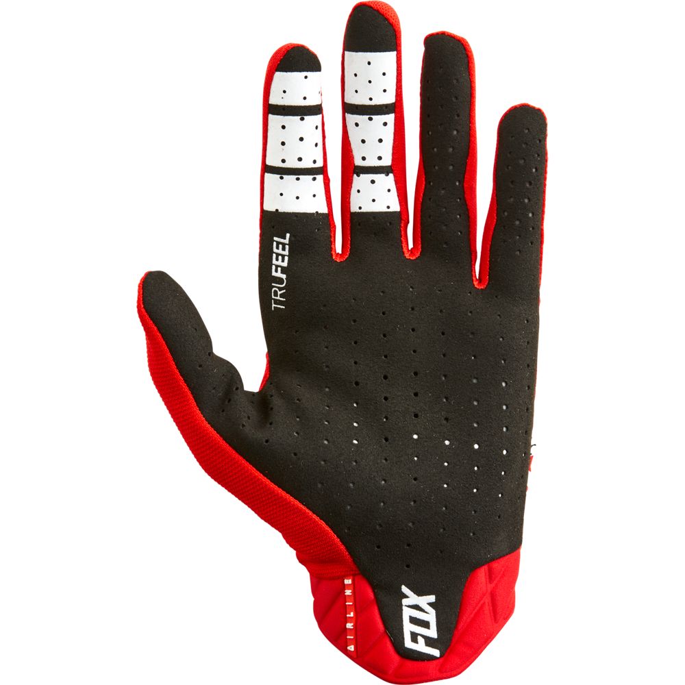 FOX Guantes Moto Airline Rojo - Rideshop