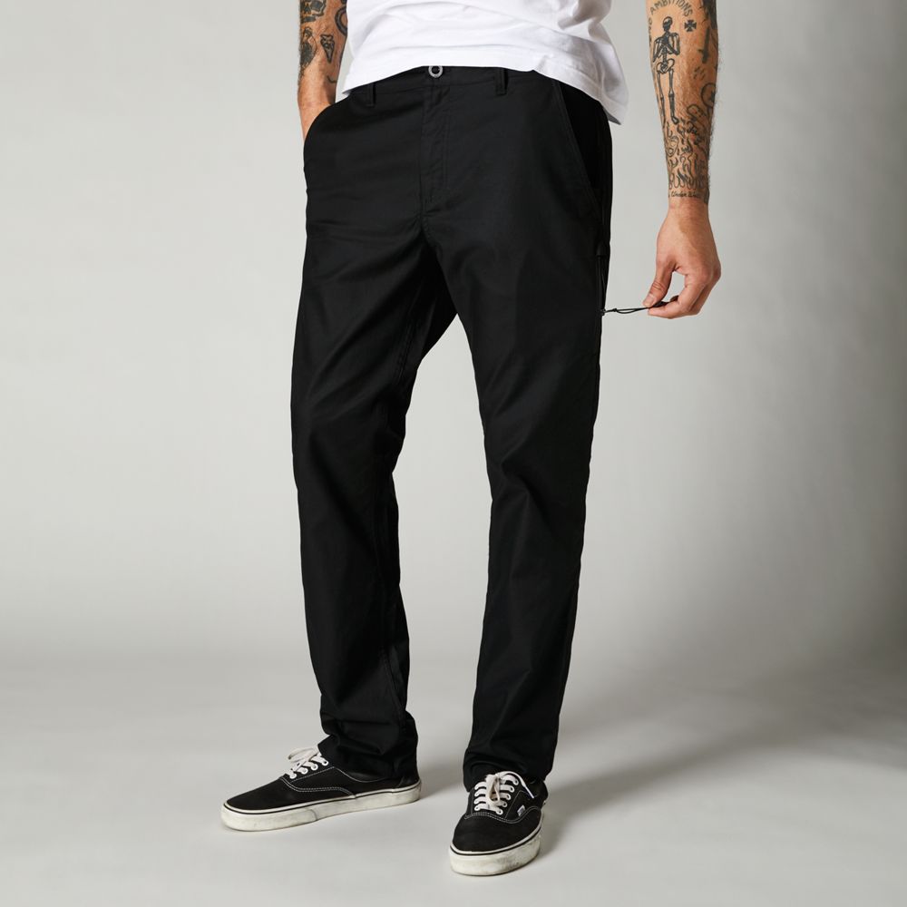 FOX Pantalon Lifestyle Essex Stretch Negro - Rideshop