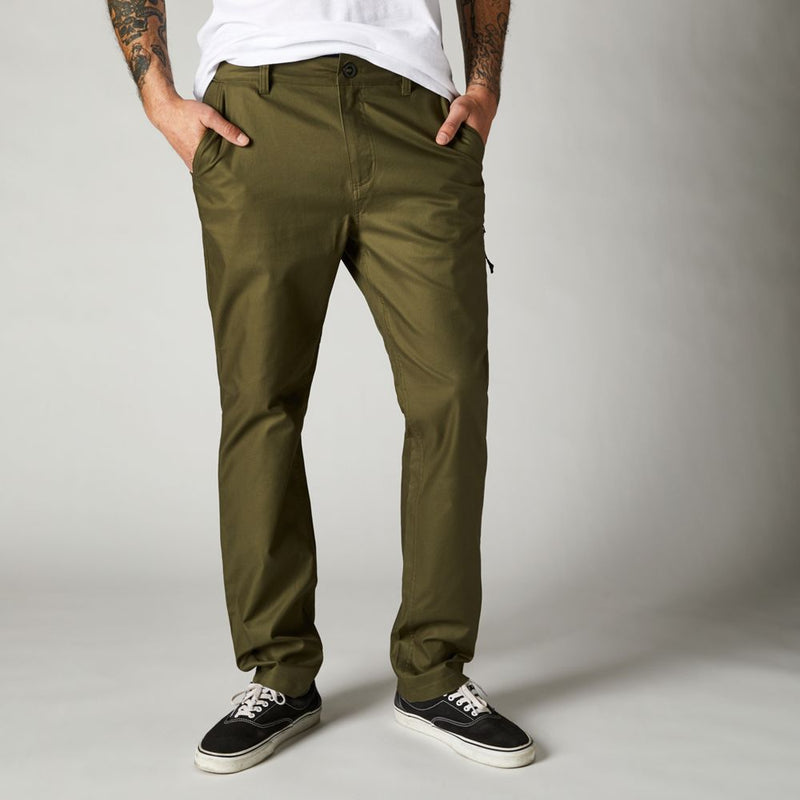 FOX Pantalon Lifestyle Essex Stretch Verde - Rideshop