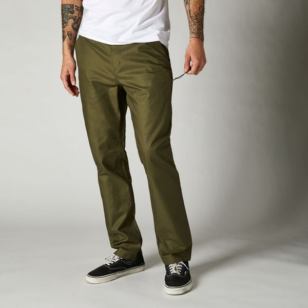 FOX Pantalon Lifestyle Essex Stretch Verde - Rideshop