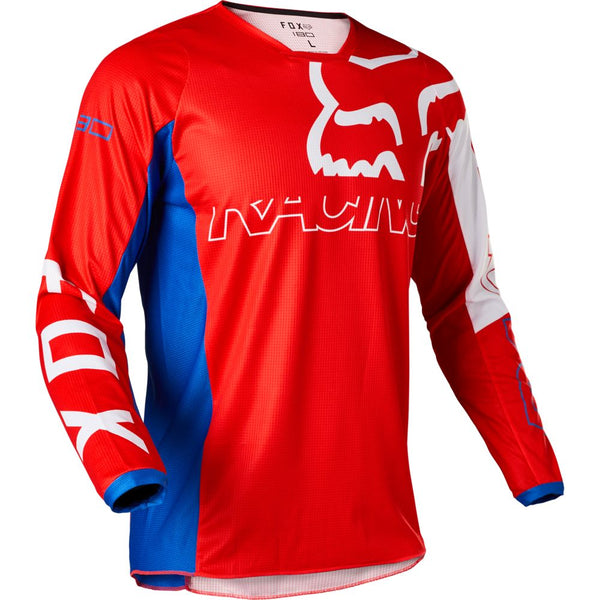 FOX Polera Moto 180 Skew Rojo - Rideshop