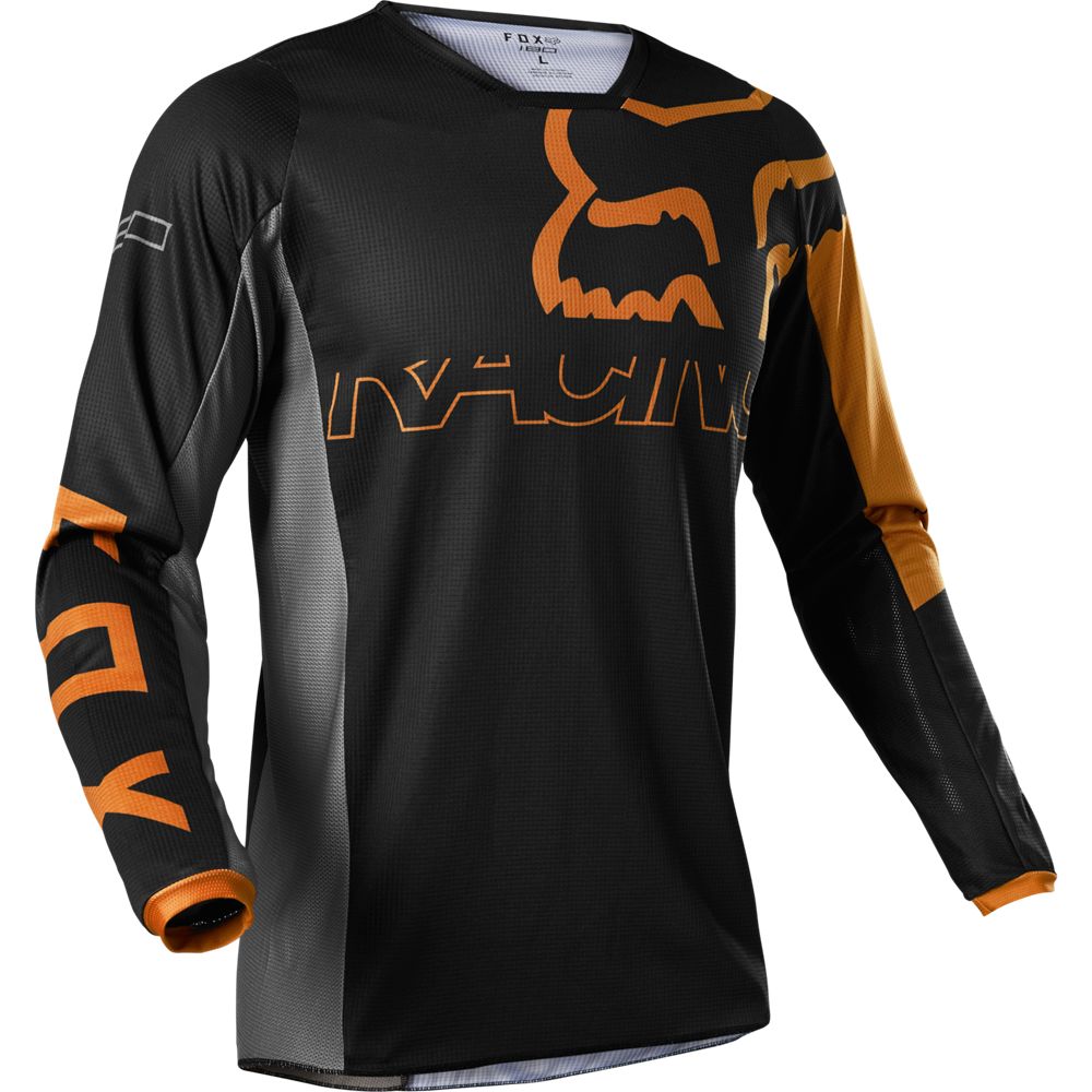 FOX Polera Moto 180 Skew Negro - Rideshop