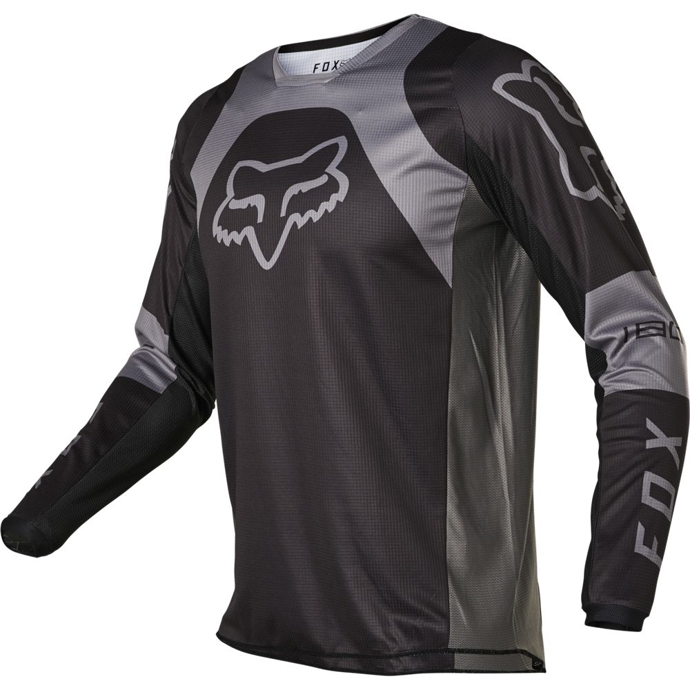 FOX Polera Moto 180 Lux Negro/Gris - Rideshop