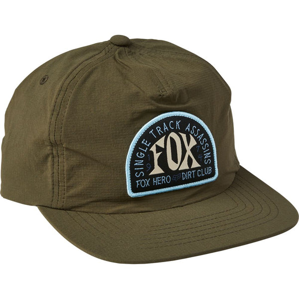 FOX Gorro Jockey Lifestyle Single Track Snapback Verde - Rideshop