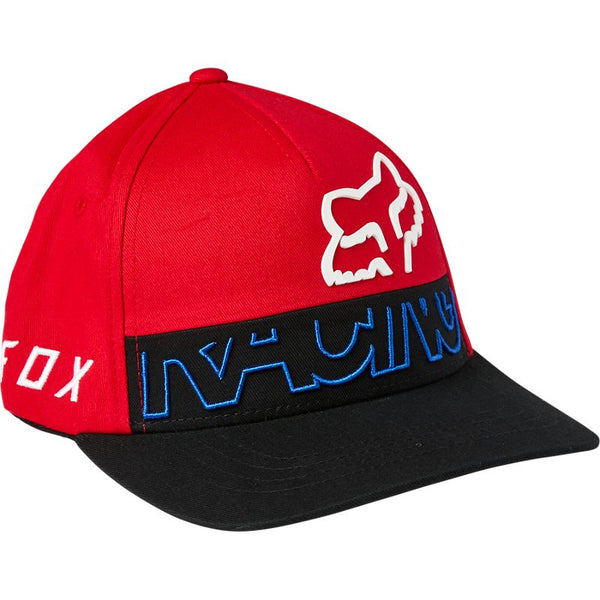 FOX Gorro Jockey Lifestyle Niño Skew Flexfit Rojo - Rideshop