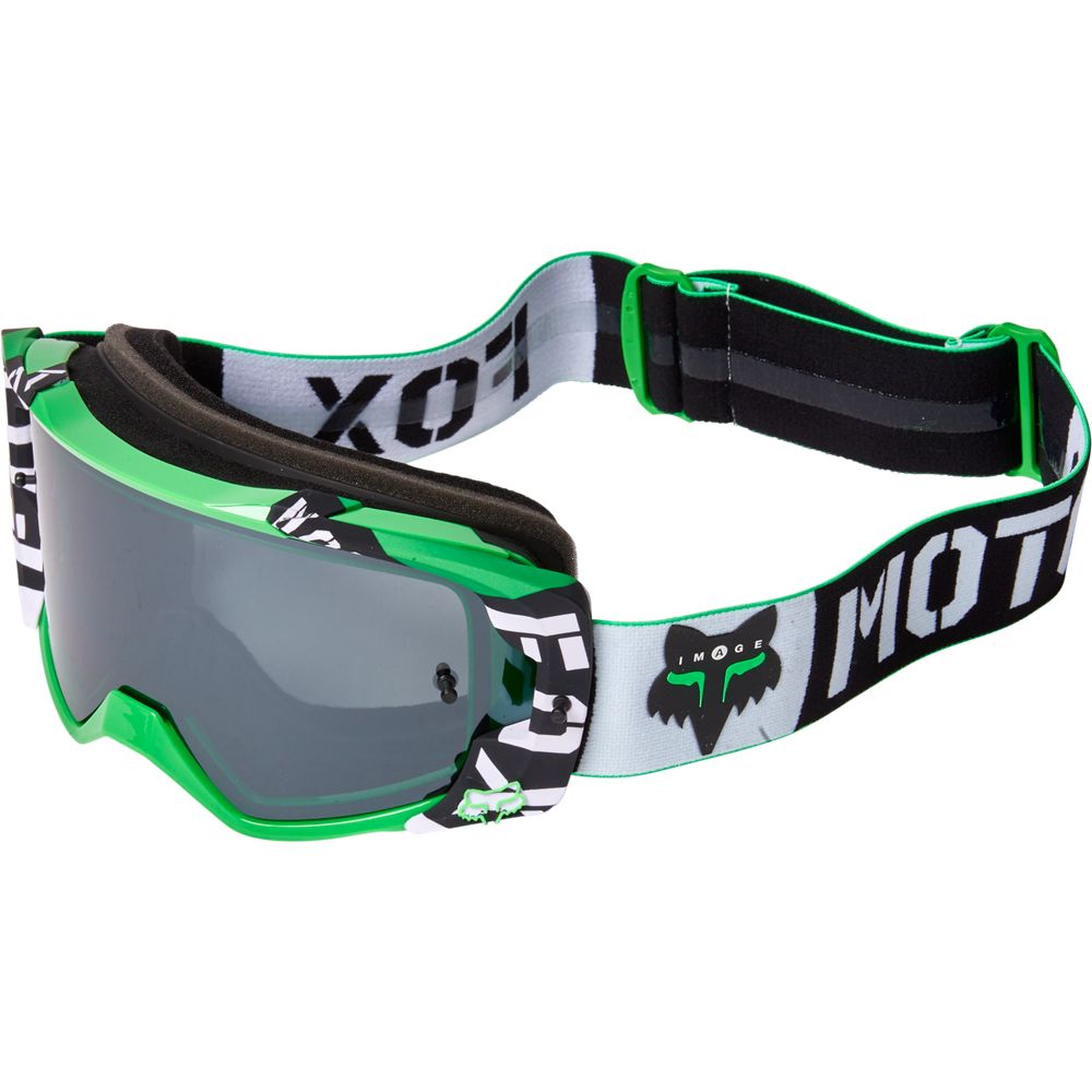 FOX Antiparras Moto Vue Nobyl Blanco/Verde - Rideshop