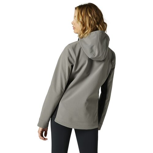 FOX Chaqueta Lifestyle Mujer Softshell Pit Gris - Rideshop