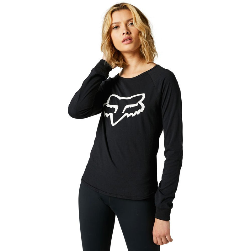 FOX Polera Lifestyle Mujer Boundary Manga Larga Negro - Rideshop