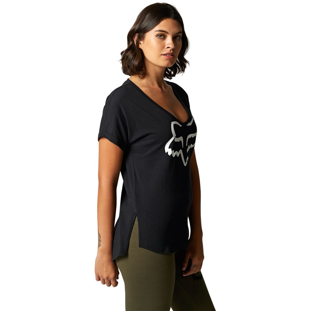 FOX Polera Lifestyle Mujer Boundary Negro - Rideshop