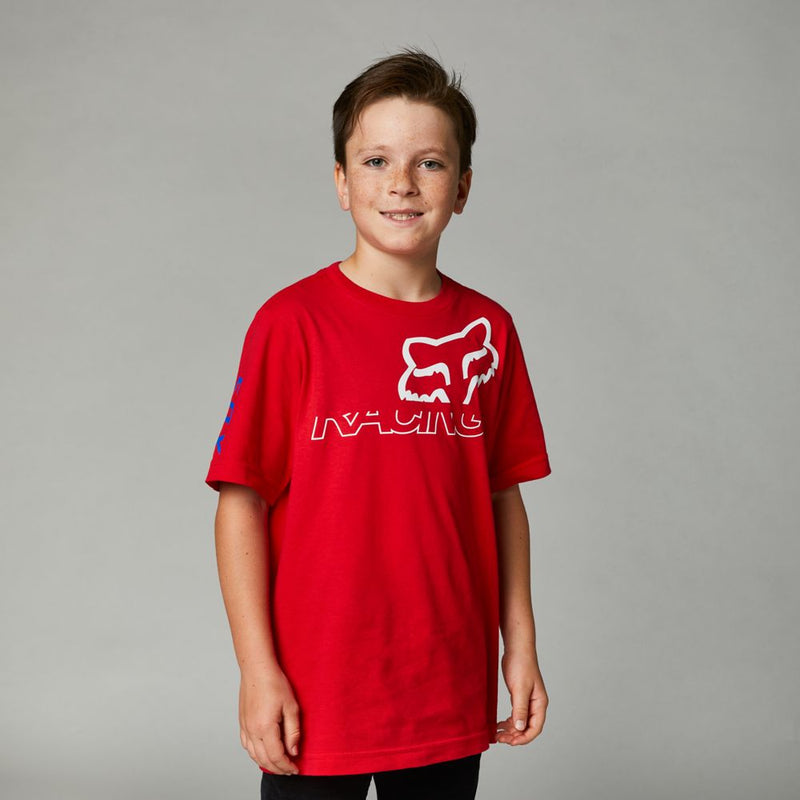 FOX Polera Lifestyle Niño Skew Rojo - Rideshop