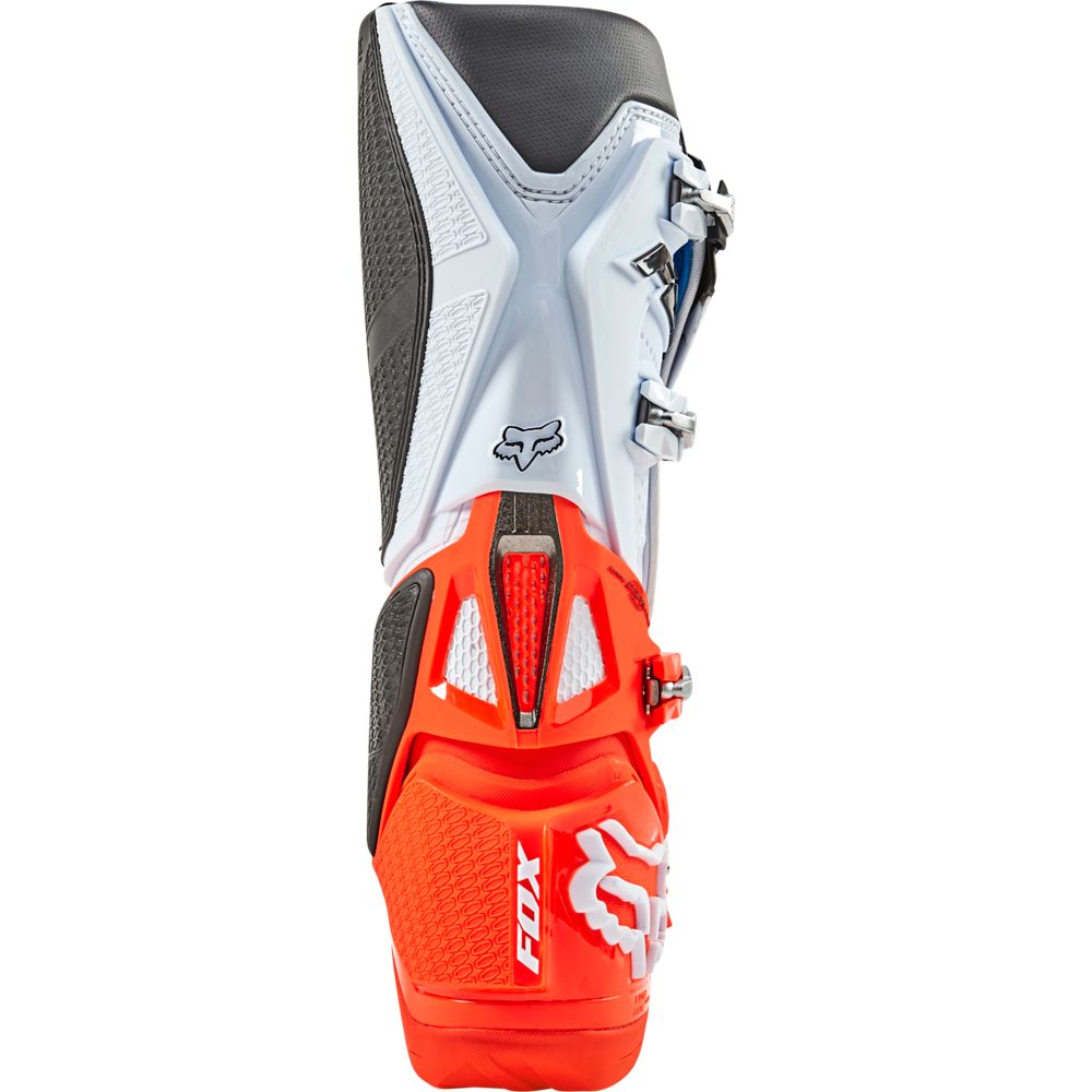 FOX Botas Moto Instinct Naranjo/Blanco - Rideshop
