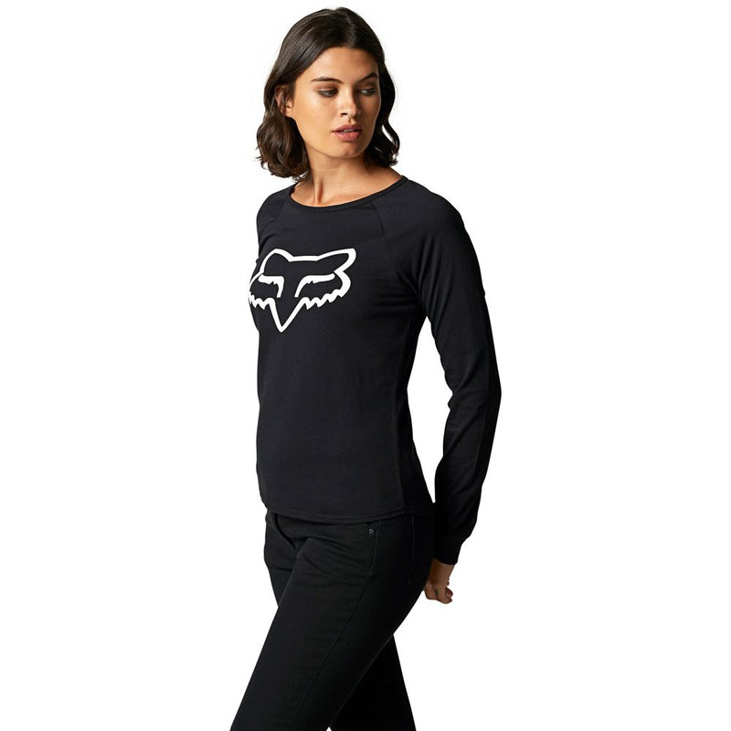 FOX Polera Lifestyle Mujer Boundary Manga Larga Negro - Rideshop