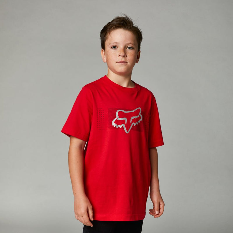 FOX Polera Lifestyle Niño Mirer Rojo - Rideshop