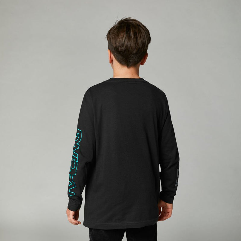 FOX Polera Lifestyle Niño Manga Larga Skew Negro - Rideshop