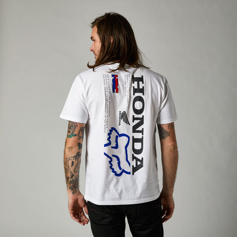 Polera Lifestyle Premium Honda Blanco Fox Racing - Rideshop