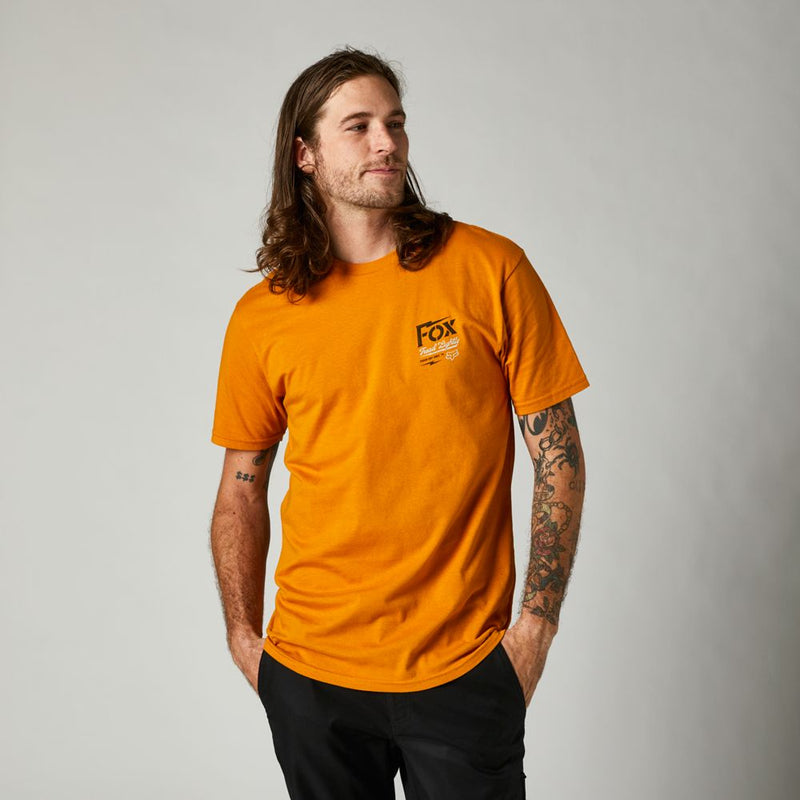 FOX Polera Lifestyle Premium Pushing Dirt Amarillo - Rideshop