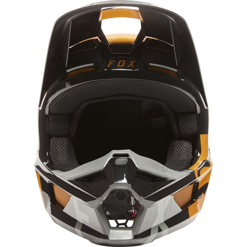 FOX Casco Moto V1 Skew Negro - Rideshop