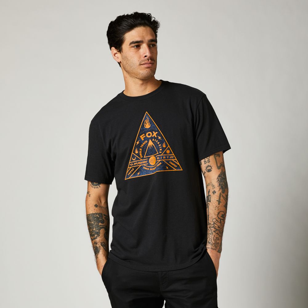 Polera Lifestyle Single Track Negro Fox Racing - Rideshop